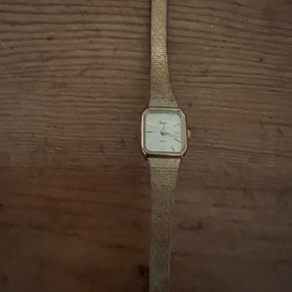 Gold Mesh Strap Watch